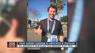 Heart surgery survivor to participate in St. Anthony's triathlon