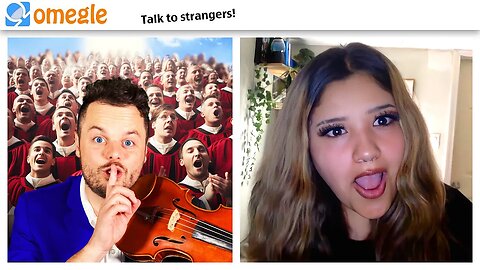 SURPRISING OMEGLE with an ENTIRE CHOIR #2