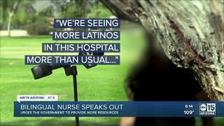 Bilingual nurse speaks out about work conditions