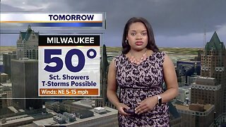 Chance for scattered showers, storms Thursday night