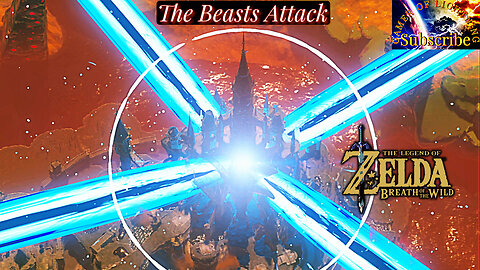 The Divine Beasts Attack Calamity Ganon - Breath of the Wild