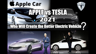 Apple's Genius Plan To Challenge! Apple Car VS Tesla - Who Will Create the Better Electric Vehicle?