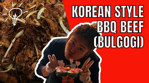 Cooking Korean Style BBQ Beef (Bulgogi). Cooking Ideas & Inspiration. Dysha Kitchen. #shorts
