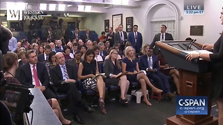 Watch: Unhinged CNN Hack Literally Yells At Sarah During WH News Conf