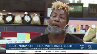 Local nonprofit collects hygiene products for vulnerable youth