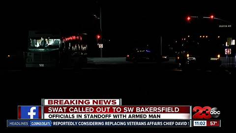 SWAT called out to SW Bakersfield