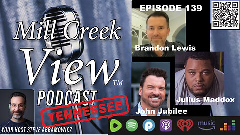 Mill Creek View Tennessee Podcast EP139 Julius Maddox, John Jubilee & Brandon Lewis 101923