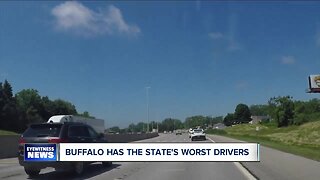 Study finds Buffalo has the worst drivers in New York