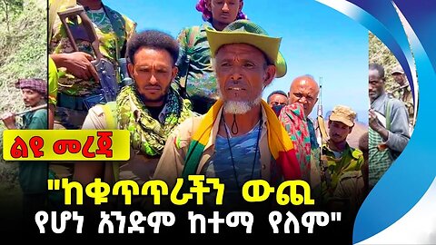 "ከቁጥጥራችን ውጪ የሆነ አንድም ከተማ የለም" | አማራ ፋኖ | ethiopia | addis ababa | amhara | oromo