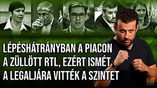 Lépéshátrányban a piacon a züllött RTL, ezért ismét a legaljára vitték a szintet