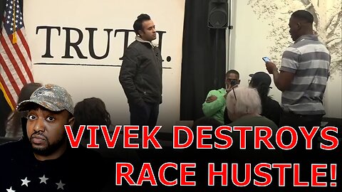 Vivek Ramaswamy Calmly Sets Black Pastor Confronting Him On Systemic Racism Straight!