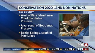 Conservation 2020 land nominations announced