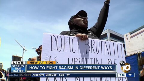 Ways to combat racism without going to protests