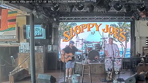 Live At Sloppy Joes Stage Cam Part 2