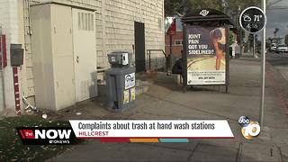 Complaints about trash at wash stations