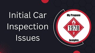 44 - Initial Car Inspection Issues