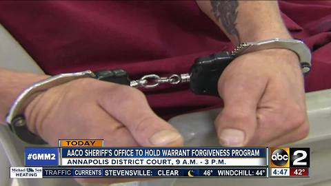 Have a warrant? Anne Arundel County wants to help