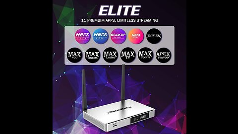 Showing the fully loaded VSEEBOX Elite newest device on market
