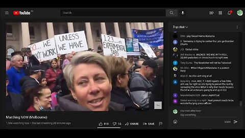 IJWT - Massive March in NSW Melbourne - Including chatlog