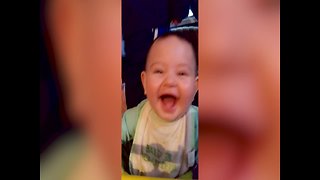 CUTE ALERT: This Baby Laughing is too Precious!