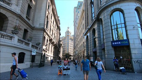 New York Street in Santiago, Chile