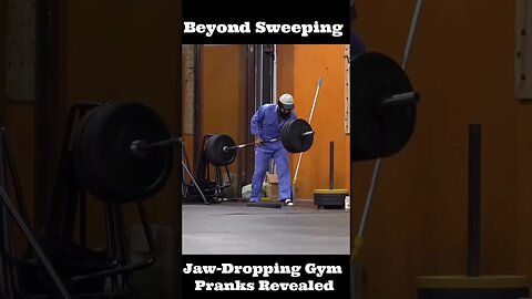 Beyond Sweeping: Anatoly's Jaw-Dropping Gym Pranks Revealed! #shorts #viral #anatoly #youtubeshorts