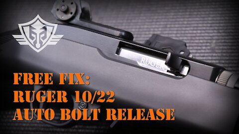 Free Fix: Ruger 10/22 Auto Bolt Release Using Factory OEM Parts