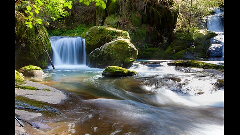 Nature's Liquid Labyrinth: The Enchanted Cascade |Nature's Liquid Sonata: The Enchanted Cascade