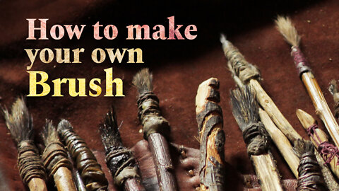 How to Make Your Own Painting Brush | Step-by-step