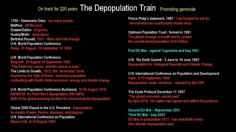 UN plan to release a virus as the trigger for depopulation through vaccines