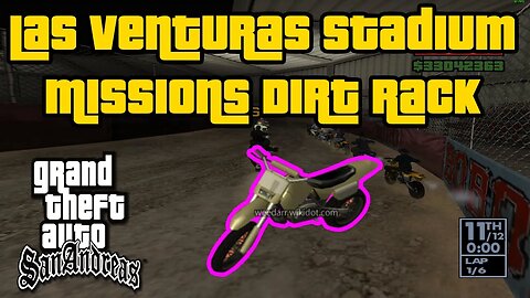 Grand Theft Auto: San Andreas - Las Venturas Stadium Missions Dirt Track [Dirt Bike Race Track]
