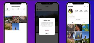 Instagram allows users to recover deleted content
