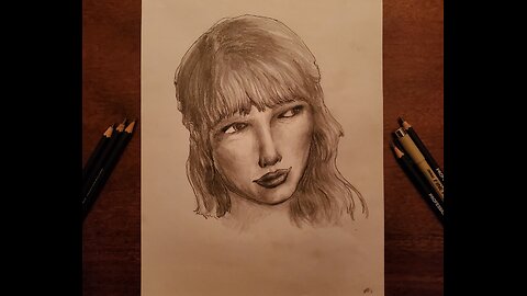 Drawing a Portrait of Taylor Swift's Sister.