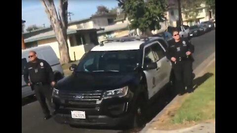 Black Youth Run Cops out of L.A. Neighborhood Over Social Distancing Warning