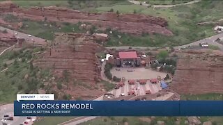 Red Rocks remodel starts on stage roof