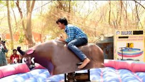 Funny Mechanical Bull Fails