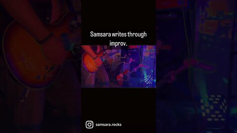Samsara writes through improv. #samsara #improvisation