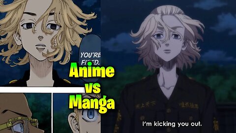 Kisaki gets kicked out of Toman Anime vs Manga, Tokyo Revengers Anime vs Manga