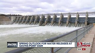 Spring outlook for water releases at Gavins Point Dam