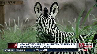 New art exhibit at Lauritzen Gardens brings legos to life