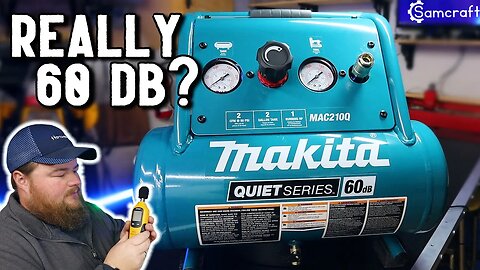 TESTED: 60 dB Makita Quiet Air Compressor [MAC210Q]