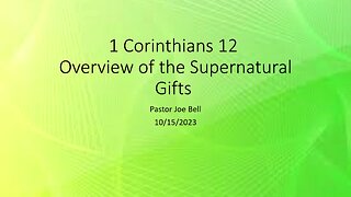 Overview of Supernatural Gifts