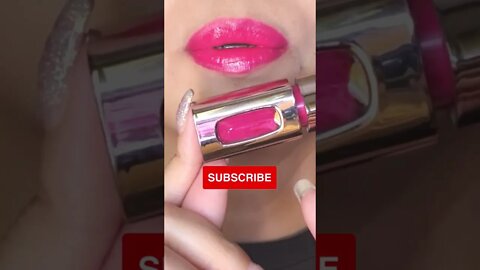 Loreal 111 Magenta Lip Swatches Review #shorts #trending #viral #short