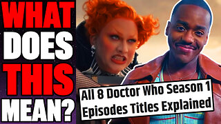 Doctor Who Season 1 Titles REVEALED! | SHOCKING DETAILS UNCOVERED! | VIRTUAL REALITY Episode?