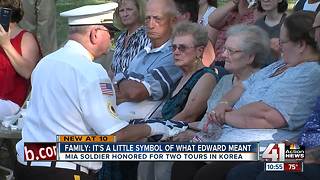 Korean War veteran honored after 66 years MIA