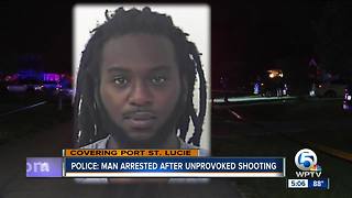 Unprovoked shooting in Port St. Lucie