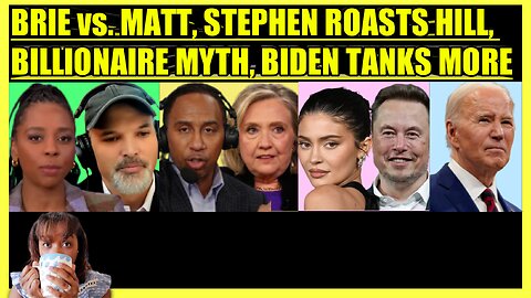 BRIE DEBATES MATT TAIBBI, STEPHEN A. CALLS OUT HILLARY CLINTON, BILLIONAIRE MYTH, BIDEN SWING STATES