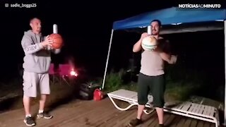 Basketball Beer Challenge tem conclusão dolorsa!