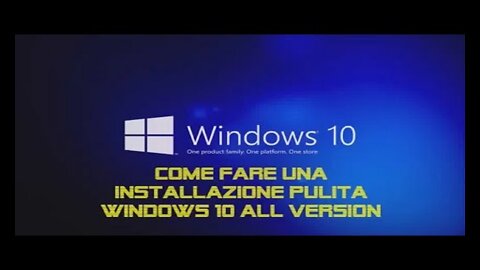 INSTALLAZIONE PULITA DI WIN 8-8.1-10 (32-64-bit)