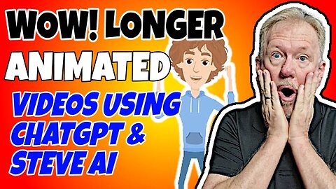 WOW Longer Animated YouTube Videos Using ChatGPT And Steve AI